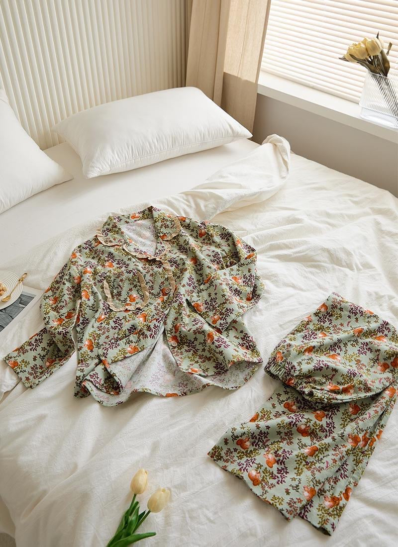 Funny Squirrel PJS, Cute animal print, Vintage pyjamas set, Christmas gift