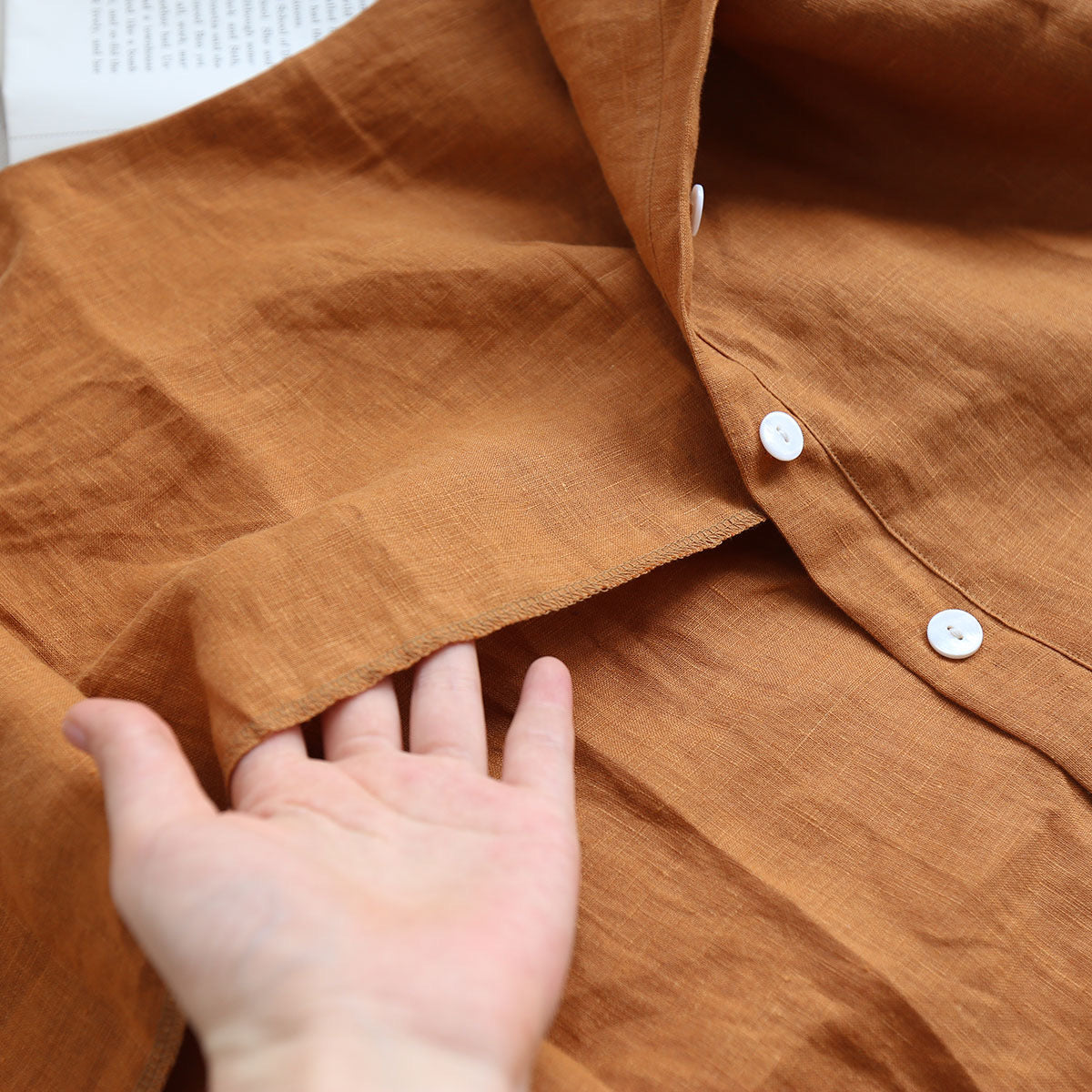 Botton up Linen top, Linen camisole