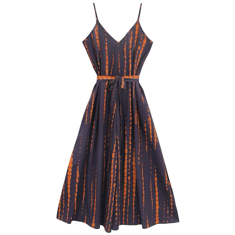 Boho Tie Dye Maxi Dress Jumpsuit | Women’s Beach & Vacation Outfit