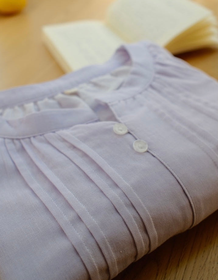 Women’s 100% Cotton Pajamas Set – Breathable Double Gauze Sleepwear