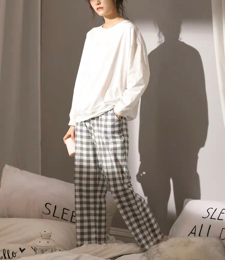 Minimalist loungewear, 100% cotton pajamas