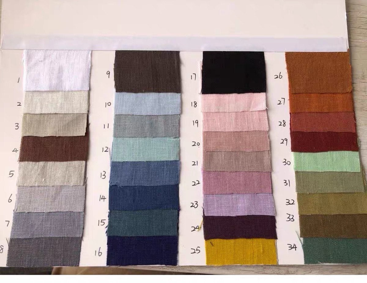 Handmade Linen Bathrobe – Unisex Loungewear, Custom Colors & Sizes