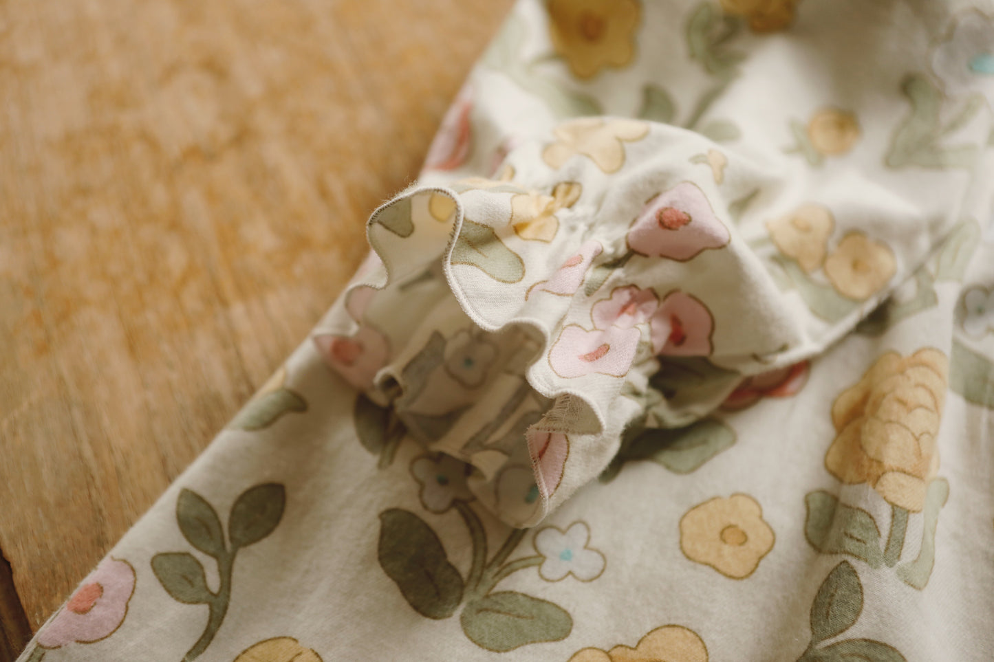 Cottagecore Elegance: Flannel Floral Nightgown, Vintage-inspired Cotton Dress, Cozy Gift for Her