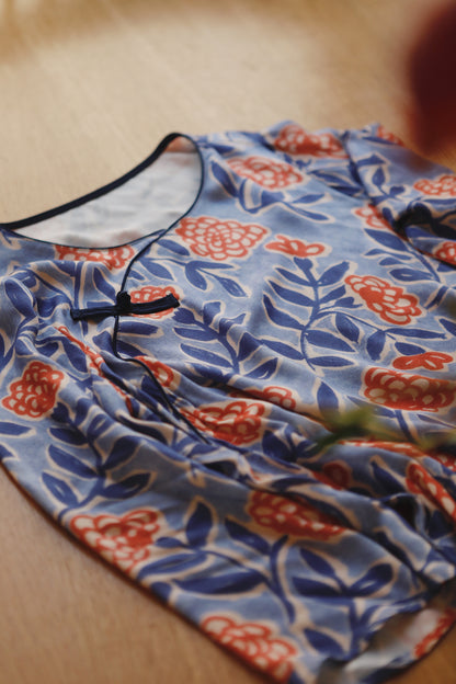 Traditional flora pajamas, Vintage Pyjamas Set, Comfy homewear, Soft sleepwear, Cozy loungewear