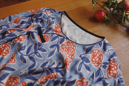Vintage flora dress, Traditional Asian style nightgown, Vintage Nightie, Cottage core dress, Cozy sleepwear