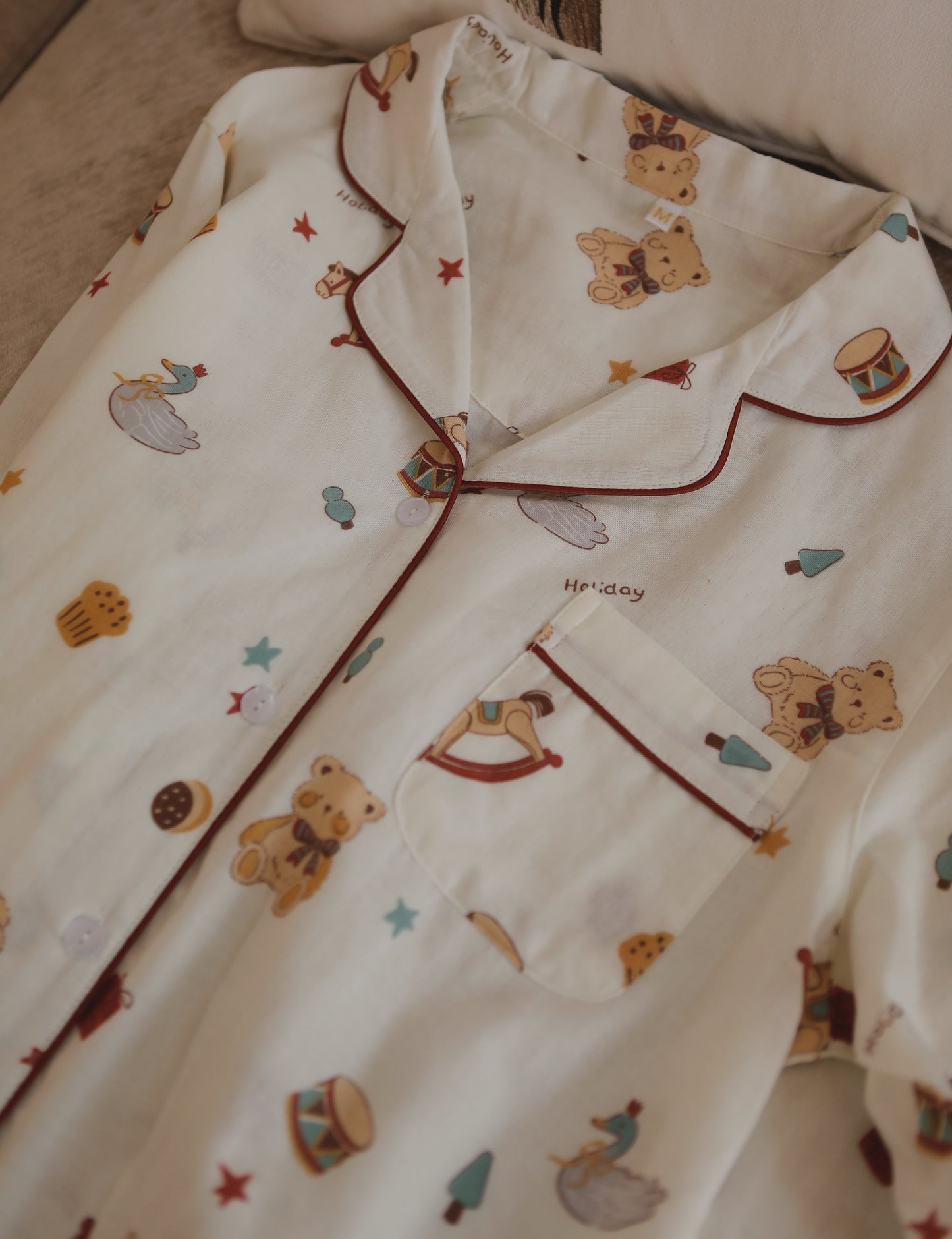 Cute Miffy rabbit Print PJS, Nijntje Pattern Pajamas, Cozy cotton pajamas, Handmade clothing women