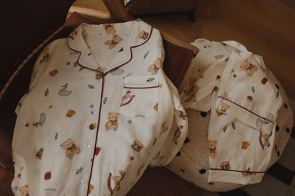 Cute Miffy rabbit Print PJS, Nijntje Pattern Pajamas, Cozy cotton pajamas, Handmade clothing women