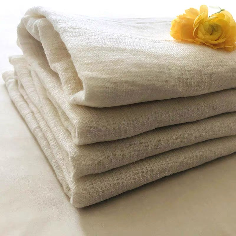 Custom Linen Bath Towel, Oversized Spa Towel