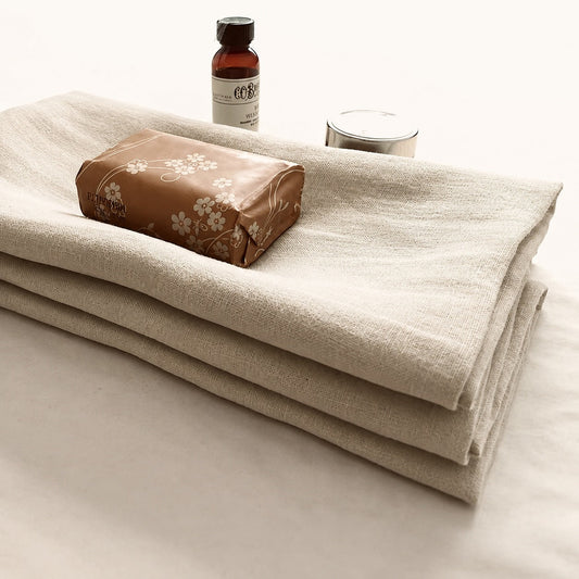 Custom Linen Bath Towel, Oversized Spa Towel