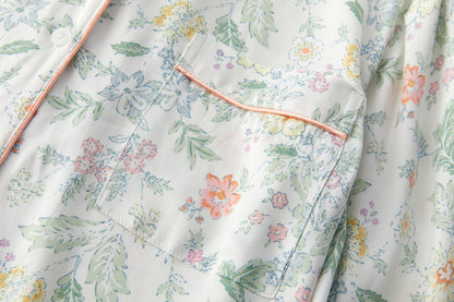 Monet garden inspired pajamas, Bridesmaid pajamas, Bridesmaid Pajama set, Bridesmaid Gifts, Bachelorette party PJS