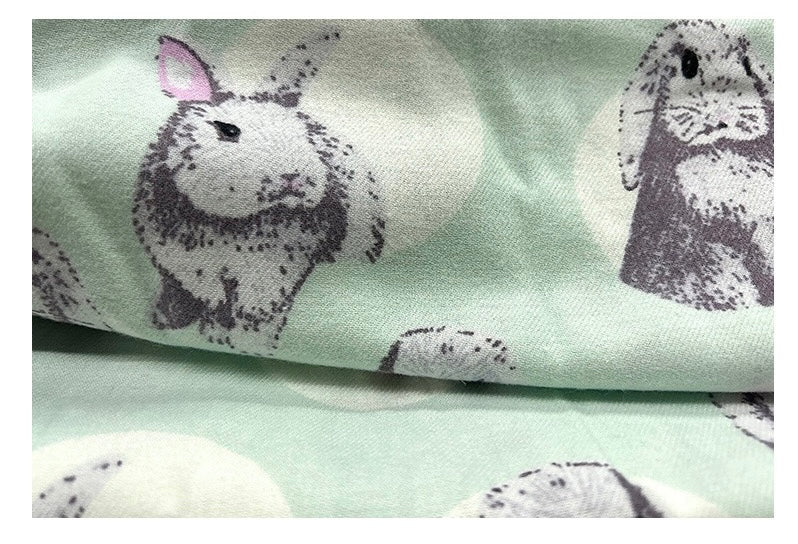 Cute Bunny Pajamas - Gift Wrapped, 100% Cotton Christmas PJS