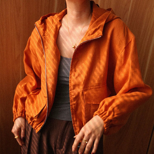 Luxury Linen Cardigan with Hood