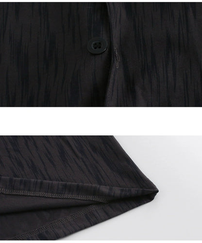 Men Black PJ Set: 100% Cotton Men's Pajamas, Minimalist Men Loungewear, Cozy Sleepwear For Men, Handmade Gift For Him