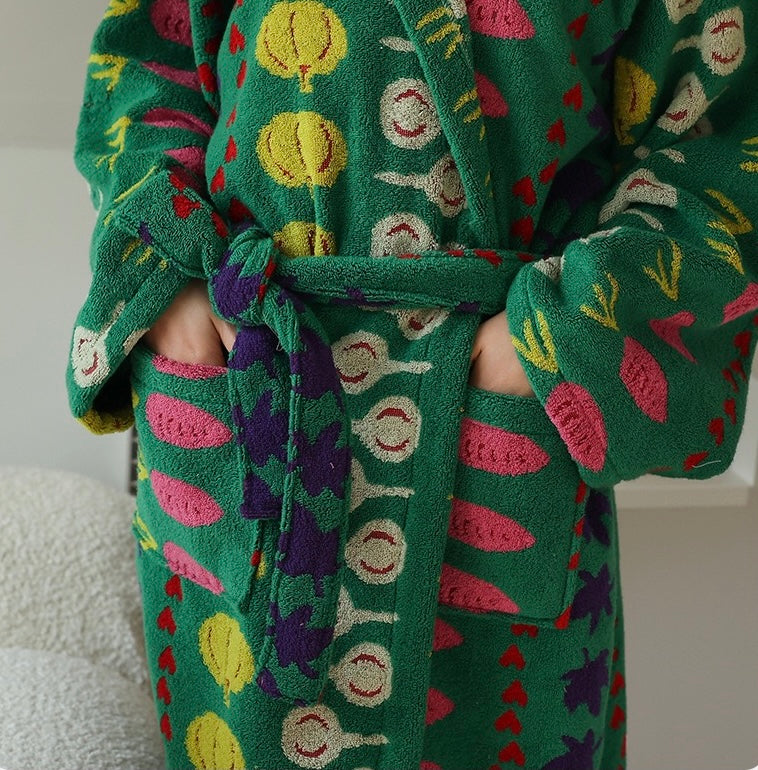 Matching Family Bathrobe – Soft Absorbent Hooded Robe for Mommy and Me