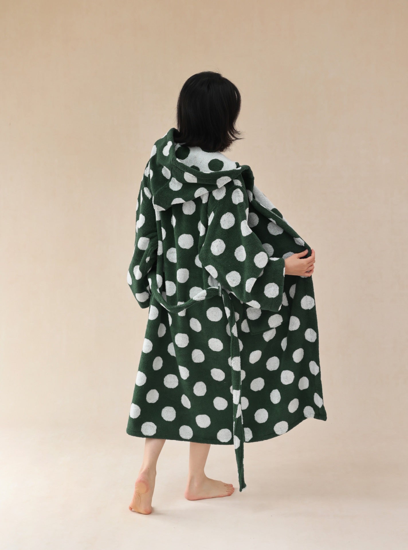Matching Family Bathrobes – Long-Staple Cotton Hooded Robe for Parent & Child