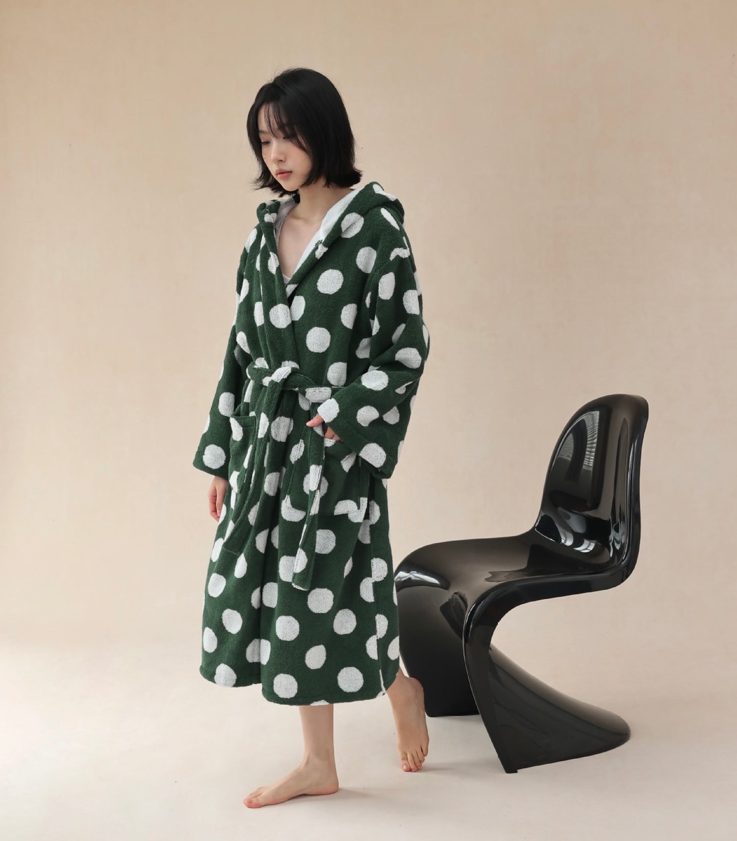 Matching Family Bathrobes – Long-Staple Cotton Hooded Robe for Parent & Child