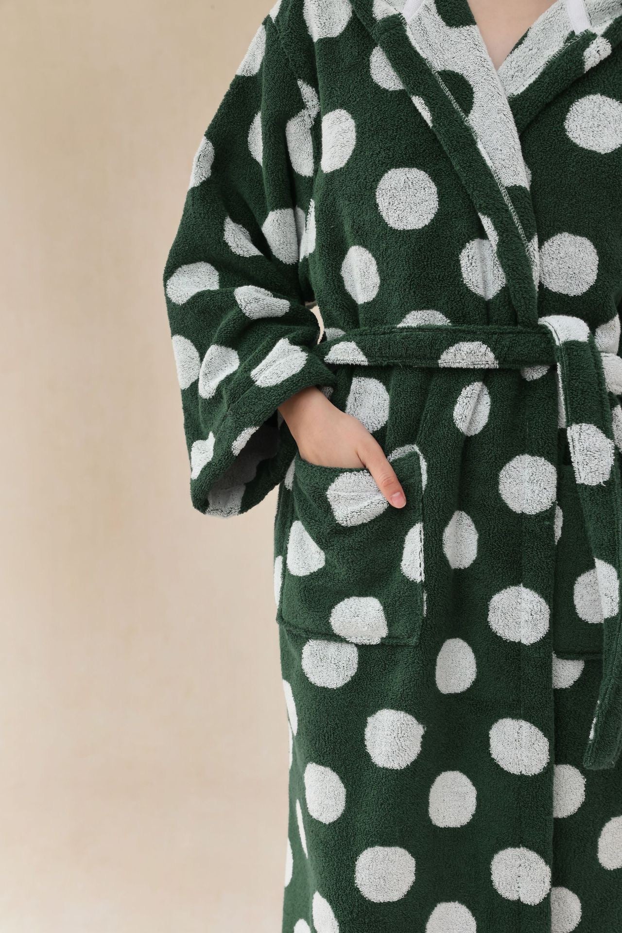 Matching Family Bathrobes – Long-Staple Cotton Hooded Robe for Parent & Child