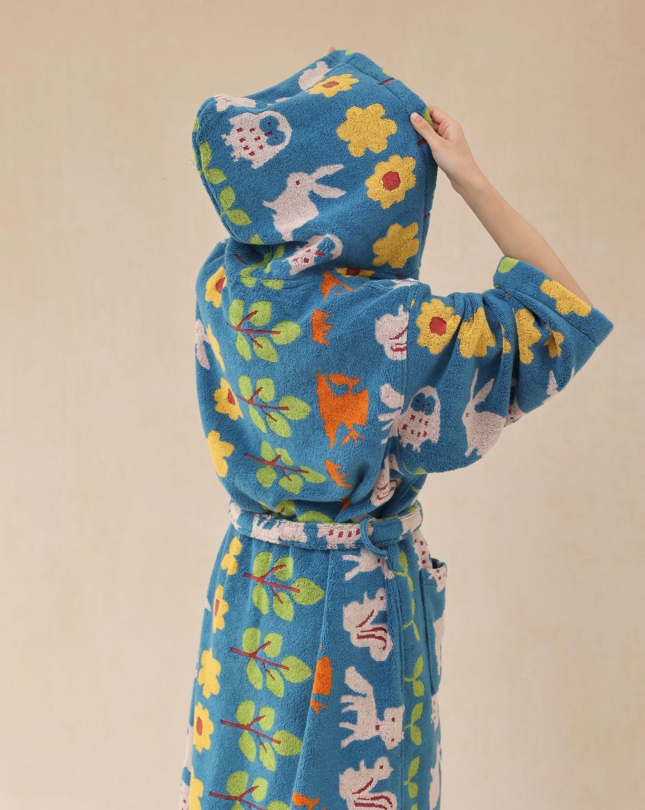 Matching Parent-Child Cotton Bathrobe | Cozy Hooded Family Robes