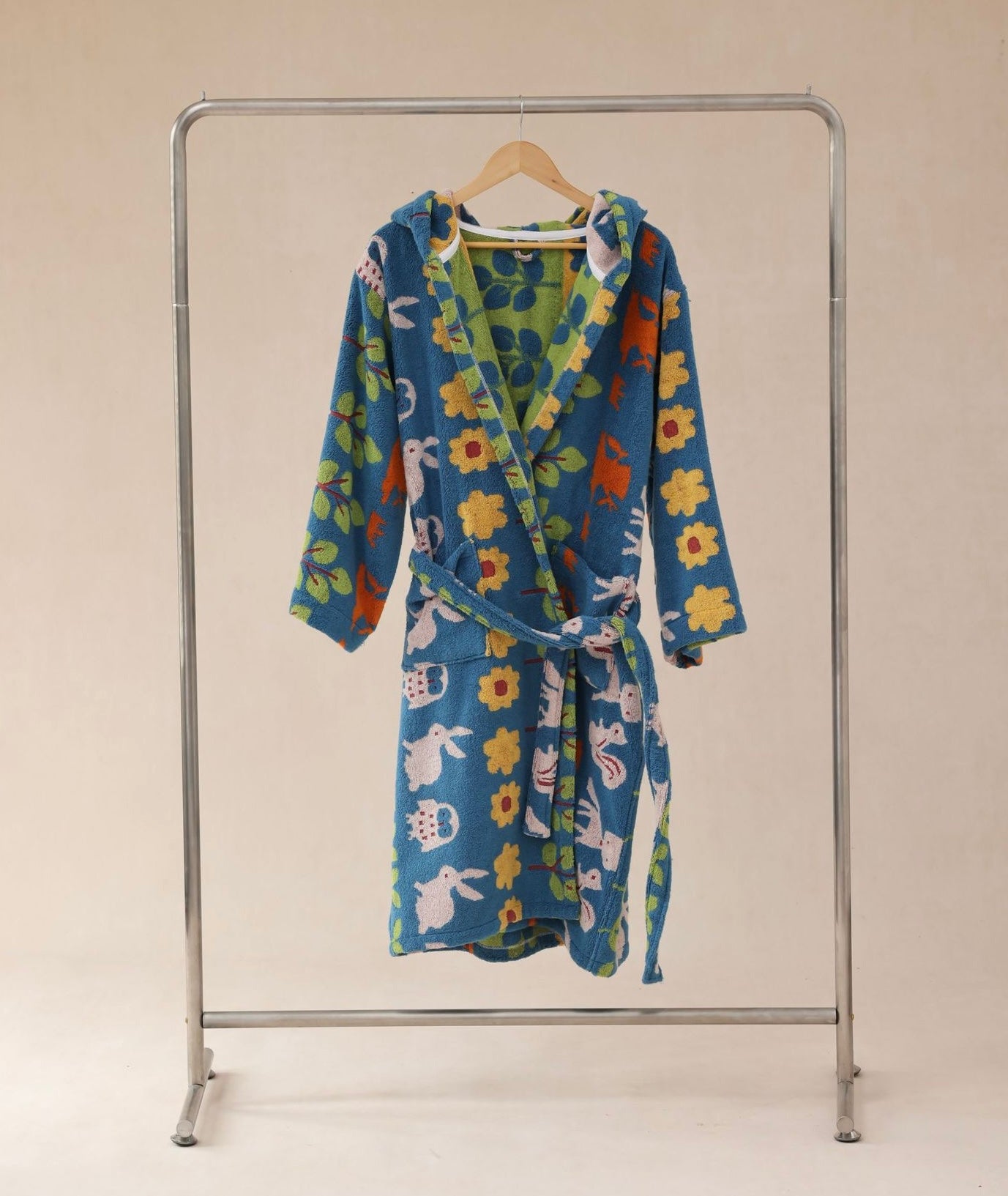 Matching Parent-Child Cotton Bathrobe | Cozy Hooded Family Robes