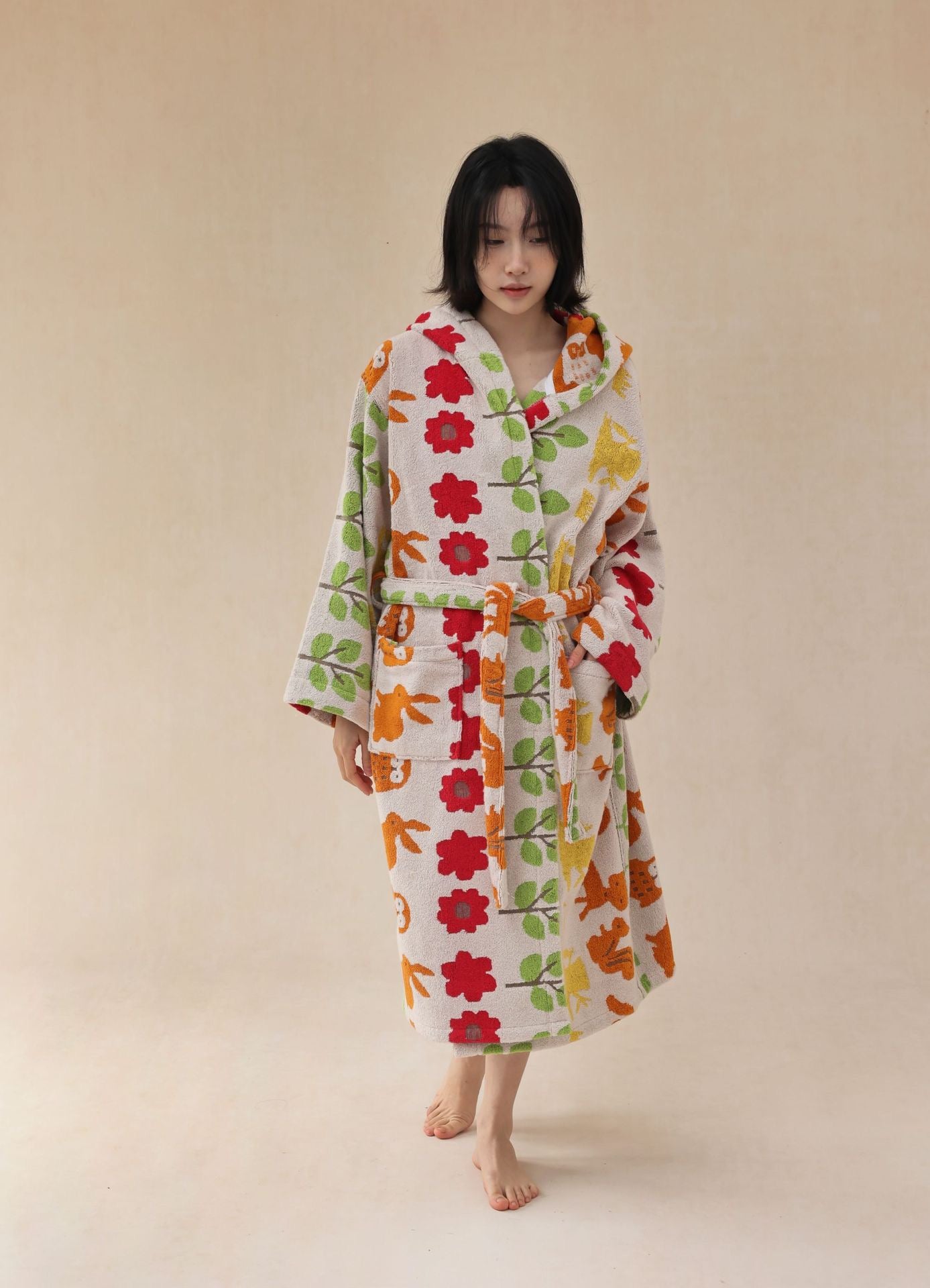 Mom and Me Matching Cotton Bathrobe – Gift-Ready Family Loungewear