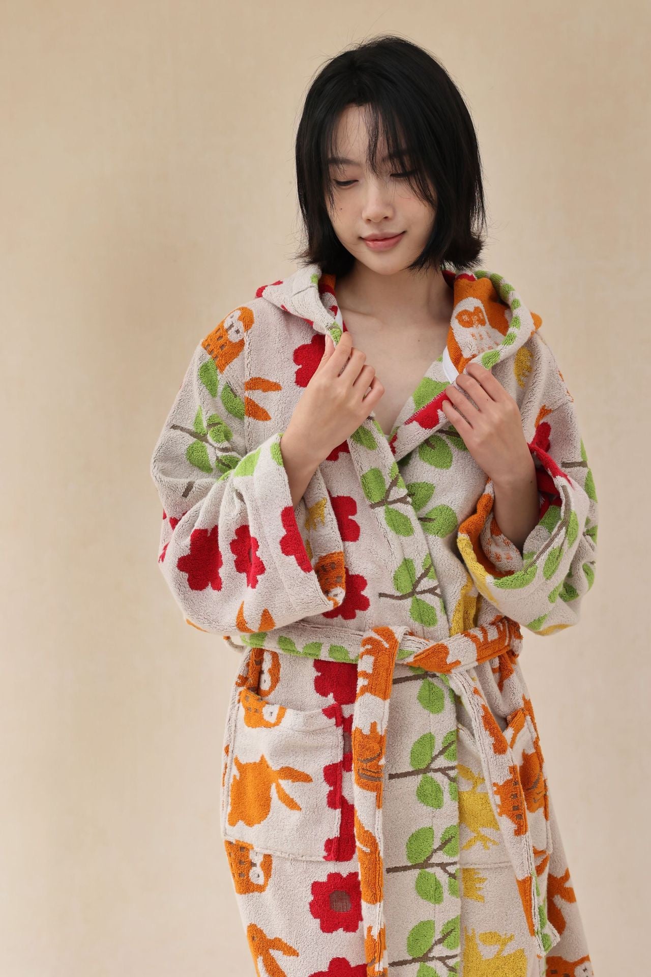 Mom and Me Matching Cotton Bathrobe – Gift-Ready Family Loungewear