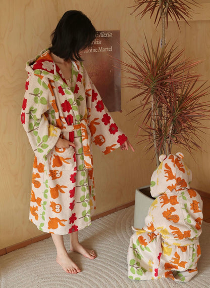 Mom and Me Matching Cotton Bathrobe – Gift-Ready Family Loungewear