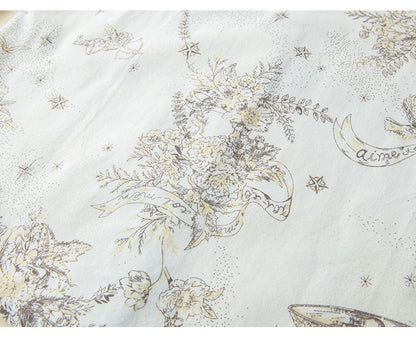 Starry Night Women's Pajama Set: Cozy Beige Loungewear
