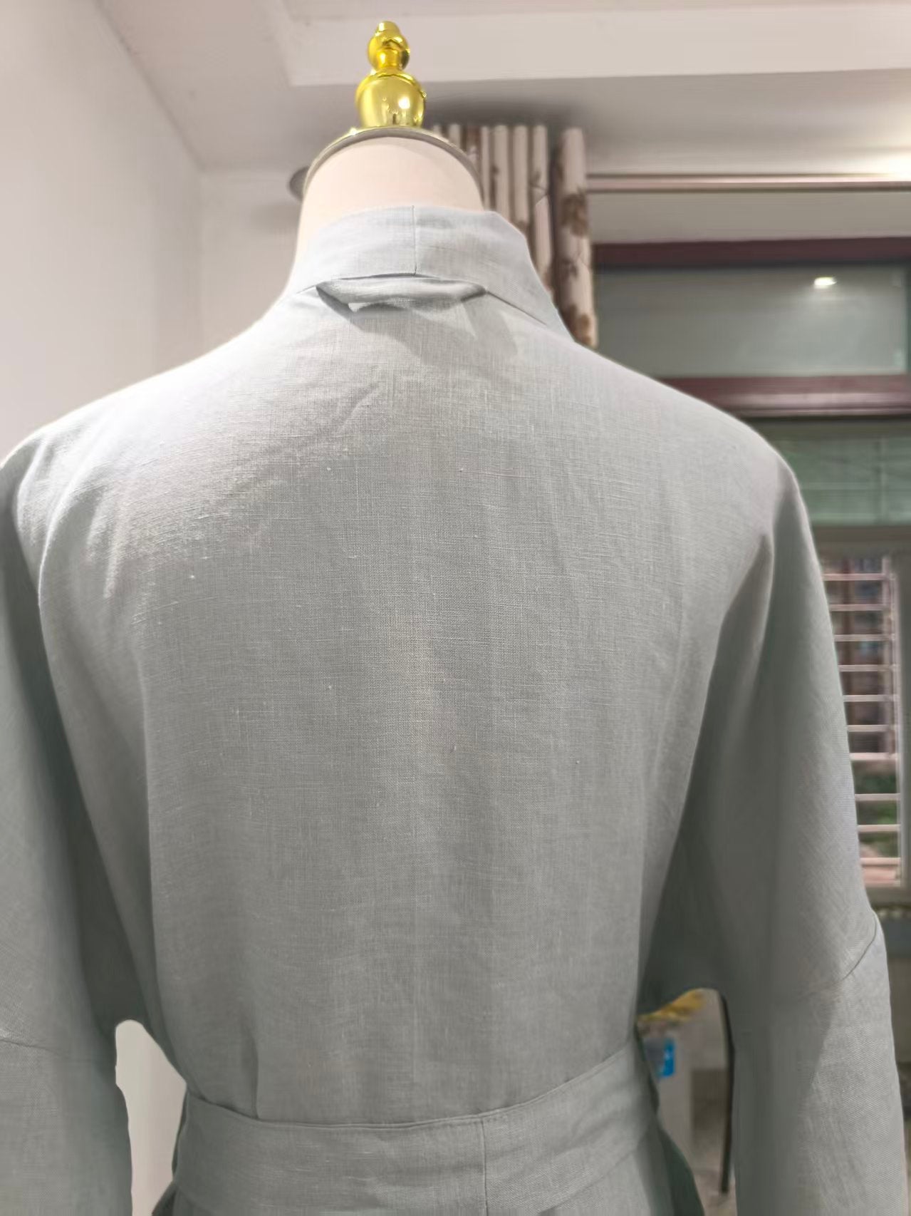 Handmade Linen Robe, Custom Colors and Sizes