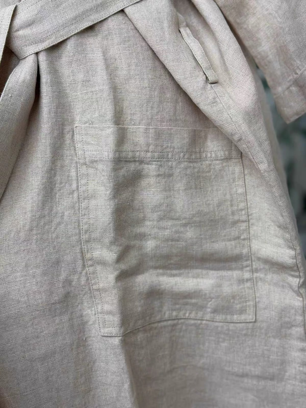 Handmade Hemp Robe, Custom Colors and Sizes