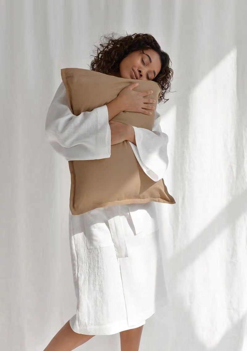 Handmade Unisex Linen Robe