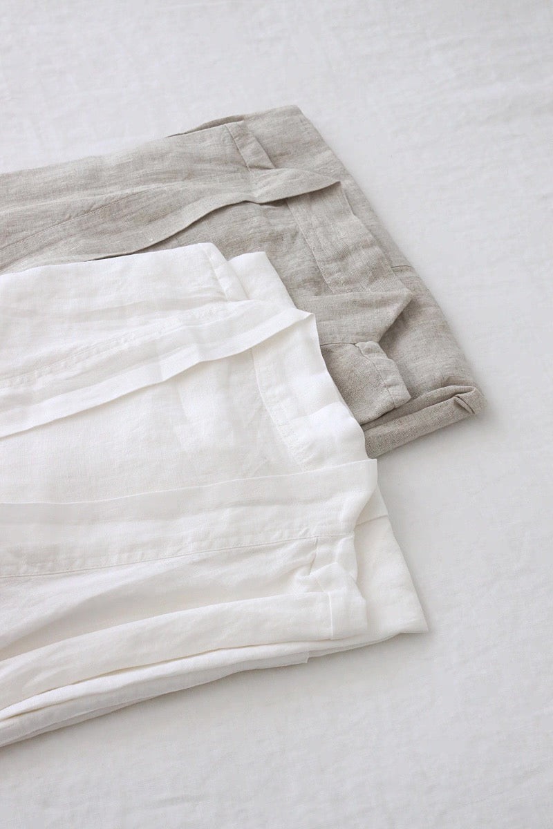 Handmade Unisex Linen Robe