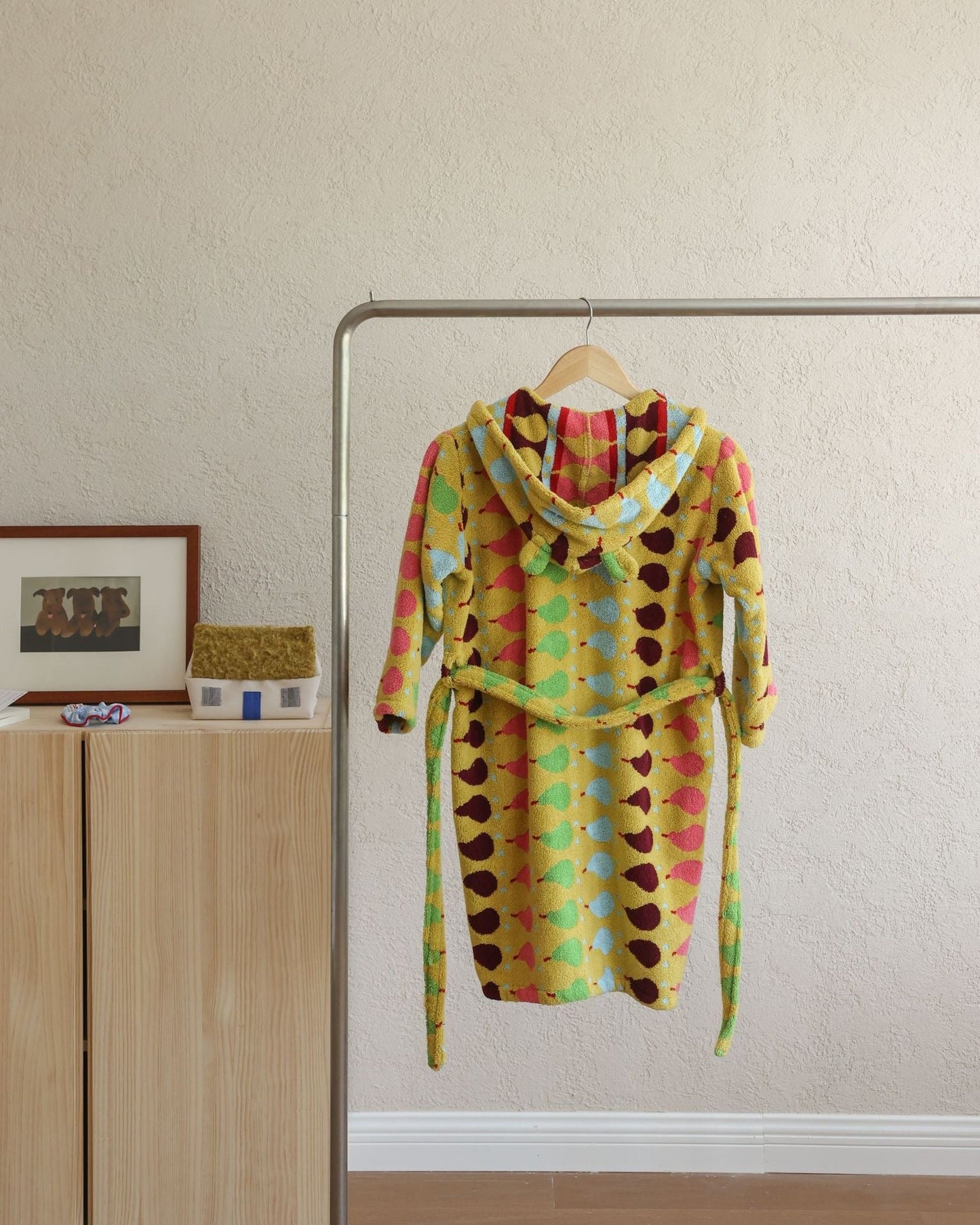 Kids Cotton Hooded Bathrobe, Colorful Bath Robe for Boys and Girls product photo